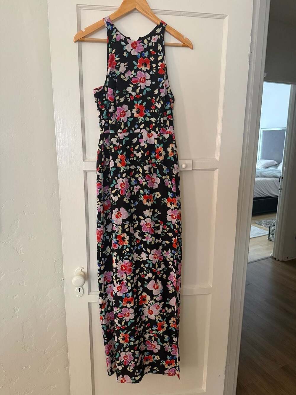 Yumi Kim Floral Silk Maxi Dress Size XS